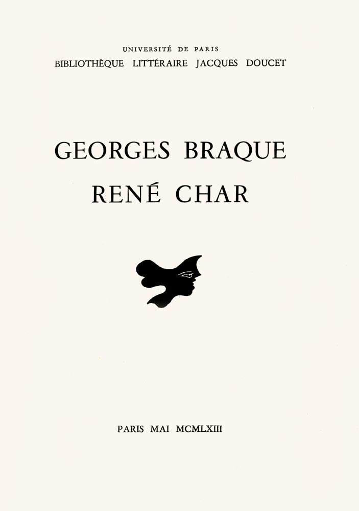 Georges-Braque-Catalogue-choisir-Georges-Braque---René-Char-Bibliothèque-littéraire-Jacques-Doucet-1963