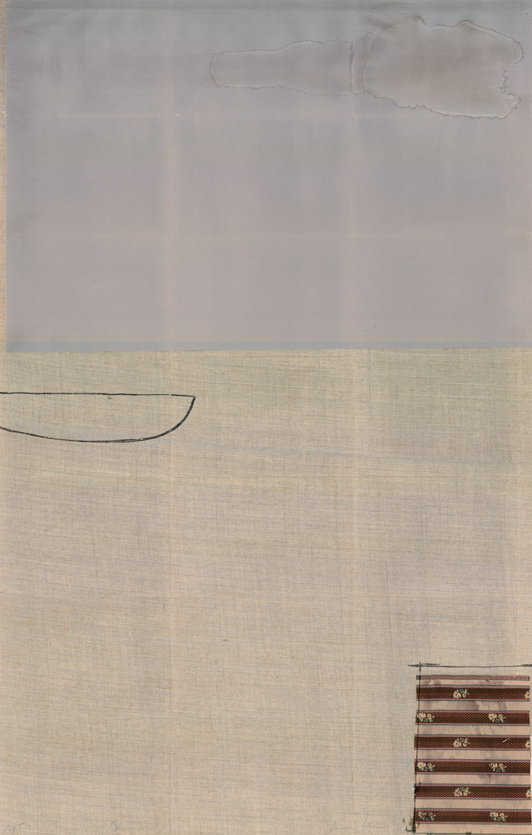 James-Brown-Estampe-Lithographie-French-Maps-I-Galerie-Lelong,-Paris-1991
