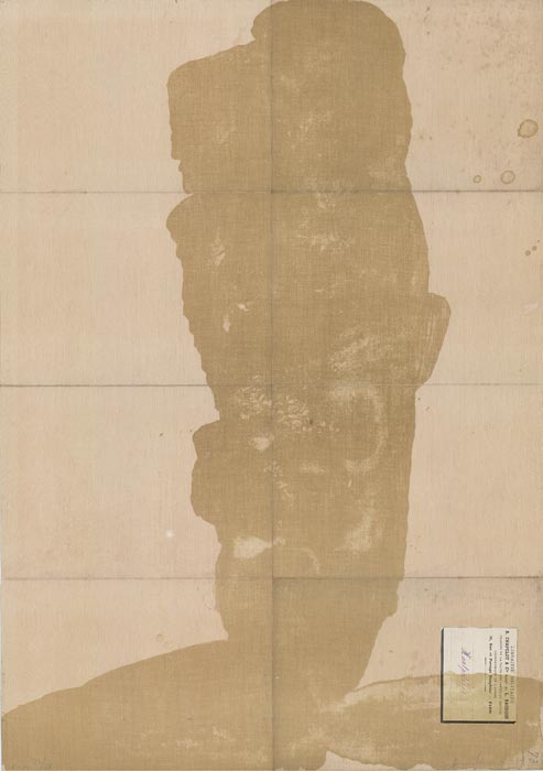 James-Brown-Estampe-Lithographie-Oil Spot-Lelong, Paris-1989