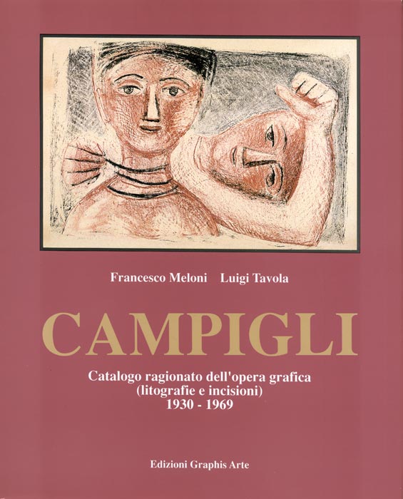 Massimo-Campigli-Catalogue-Offset-Opera grafica-Graphis arte, Livorno-1995