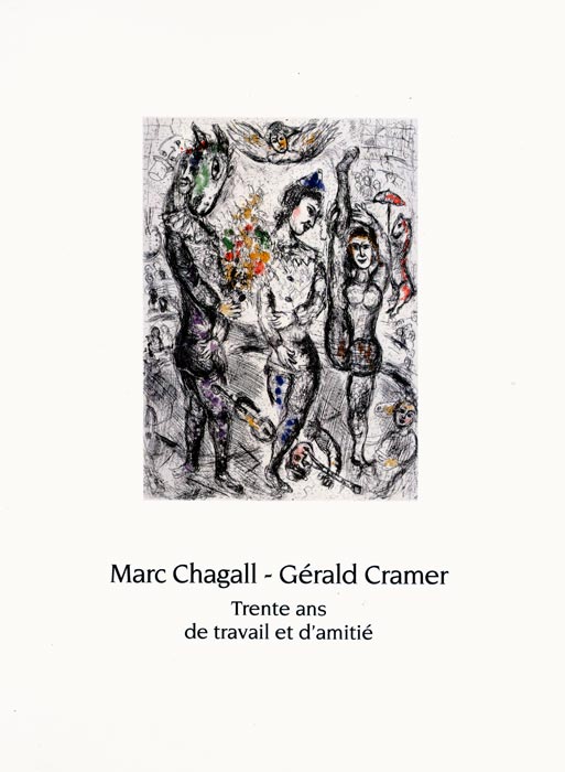 Marc-Chagall-Catalogue-Offset-Trente-ans-de-travail-et-d-amitié-Musée-Marc-Chagall,-Nice-1992