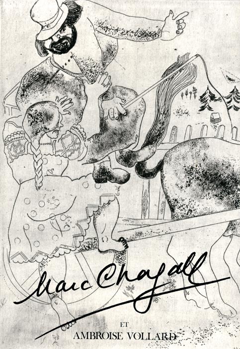 Marc-Chagall-Catalogue-Offset-Chagall-et-Vollard-Galerie-Matignon,-Paris-1981