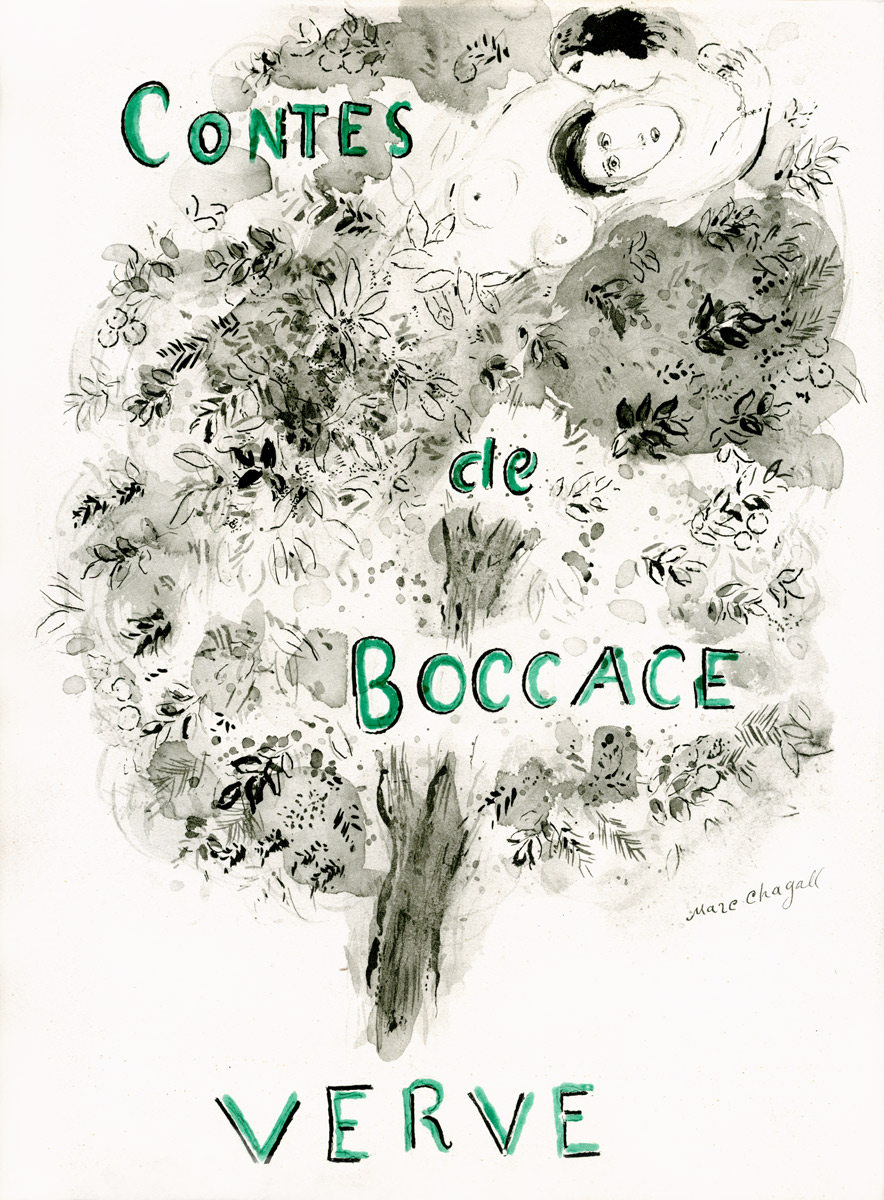 Marc Chagall, Livre, -Contes de Boccace (Verve n°24)-, 1950