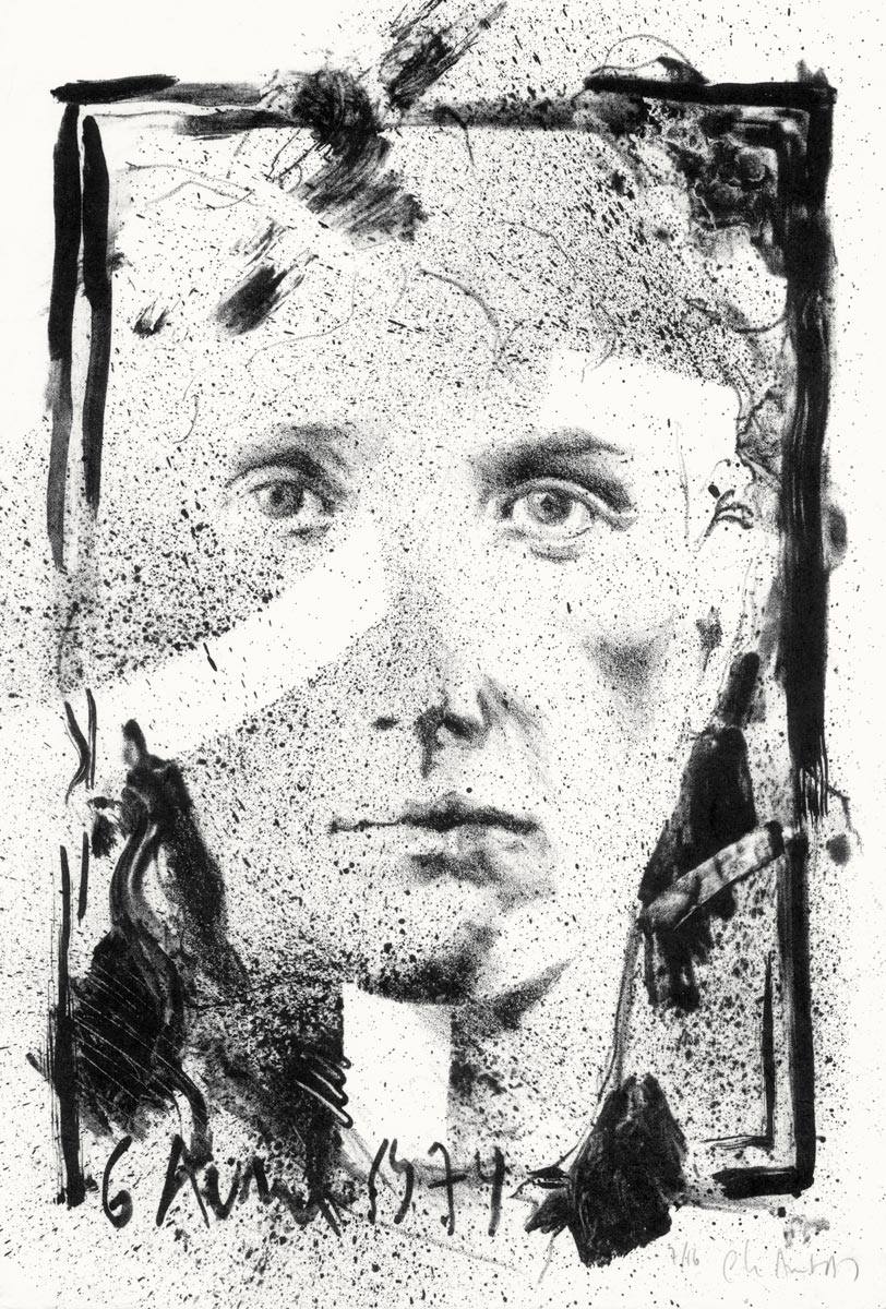 Jean-Paul Chambas, Lithographie, -Virginia Woolf-, 1979