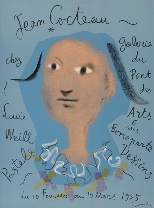 Jean Cocteau, Affiche, 1955