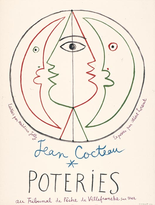 Jean Cocteau, Affiche, 1958