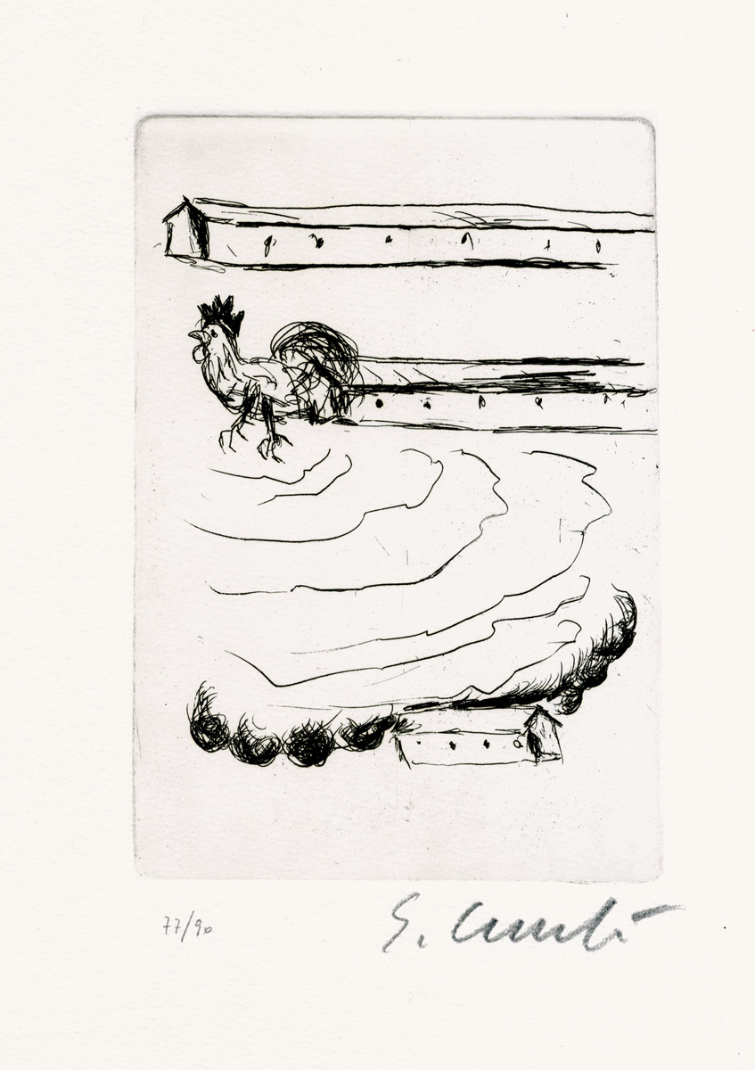Enzo Cucchi, Livre, -Fiumi di Ali-, 2007