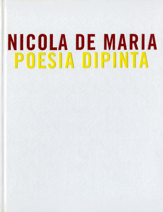 Nicola-De-Maria-Catalogue-Offset-Poesia-dipinta-Neue-Galerie,-Linz...-1999