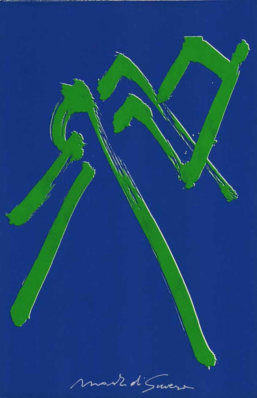 Mark Di Suvero, Lithographie, -Green Fire-, 1990
