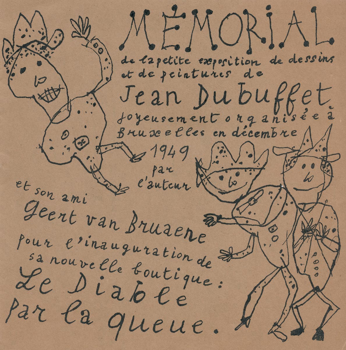 Jean Dubuffet, Catalogue, 1949