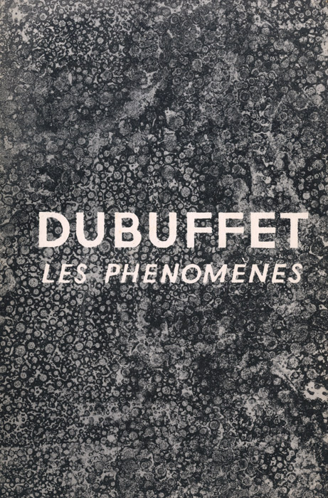 Jean-Dubuffet-Catalogue-Offset-Dubuffet,-Les-phénomènes-Galeria-Colibri,-Puerto-Rico-1964