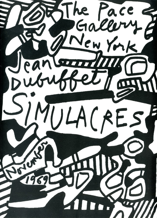 Jean-Dubuffet-Catalogue-Offset-Dubuffet, Simulacres-The Pace Gallery New York-1969