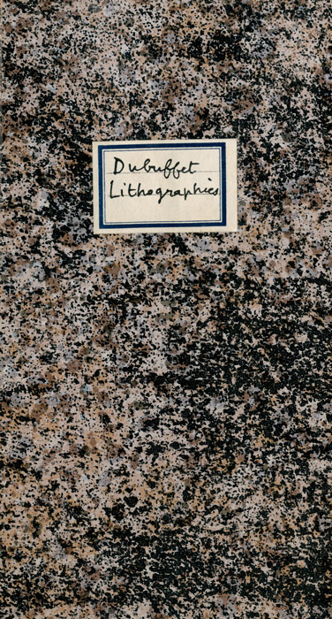 Jean-Dubuffet-Catalogue-Lithographie-Dubuffet Lithographies, série des Phénomènes-Berggruen & Cie, Paris-1960