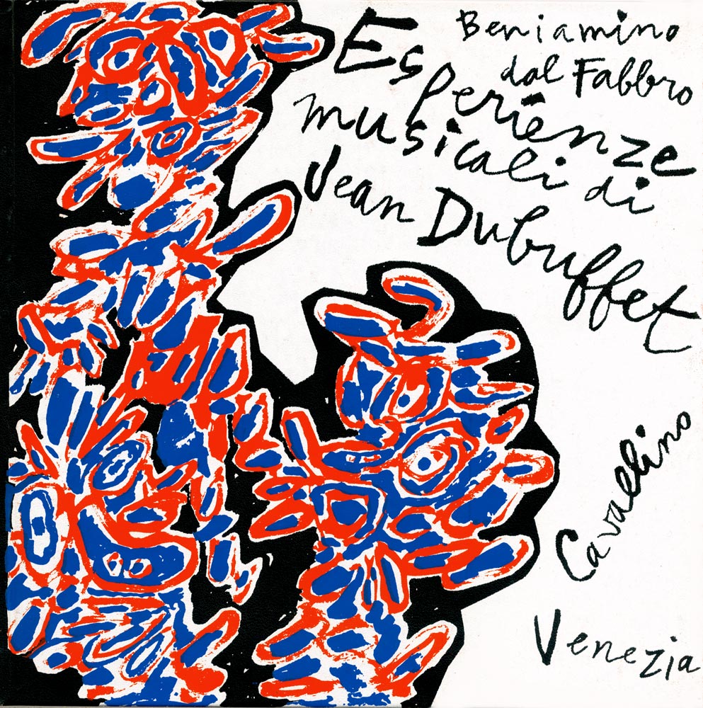 Jean-Dubuffet-Catalogue-Offset-Esperienze-musicali-di-Jean-Dubuffet-Cavallino,-Venezia-1962