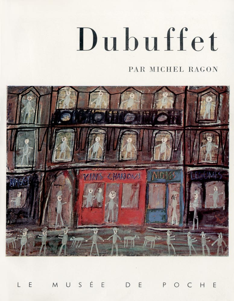 Jean-Dubuffet-Catalogue-Offset-J, Dubuffet-Le Musée de Poche, Paris-1958