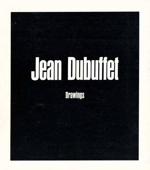 Jean-Dubuffet-Catalogue-choisir-Jean Dubuffet, Drawings-Museum of Modern Art, New York-1968