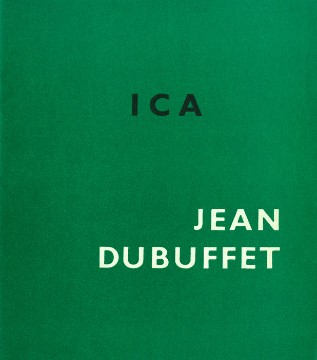 Jean-Dubuffet-Catalogue-Offset-Jean Dubuffet, paintings, drawings...-Ica, London-1955