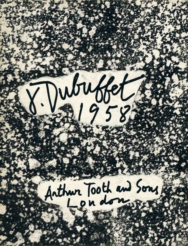 Jean-Dubuffet-Catalogue-Offset-Jean Dubuffet 1958-Arthur Tooth and Sons, London-1958
