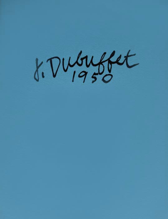 Jean Dubuffet, Catalogue, 1951