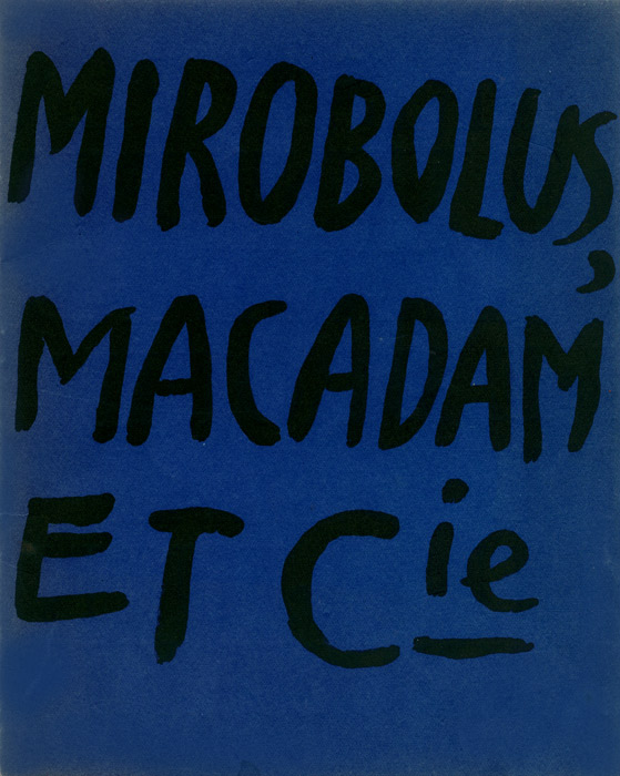 Jean-Dubuffet-Catalogue-Lithographie-Mirobolus-Macadam-&-Cie-Galerie-René-Drouin,-Paris-1946