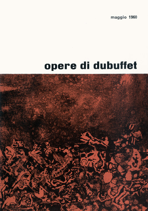 Jean Dubuffet, Catalogue, 1960