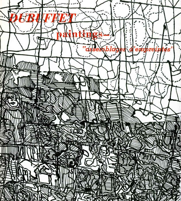 Jean-Dubuffet-Catalogue-Offset-Paintings,-Assemblages-d-empreintes-Pierre-Matisse-Gallery,-New-York-1956