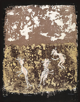 Jean-Dubuffet-Estampe-Lithographie-Jeux et Travaux--1953