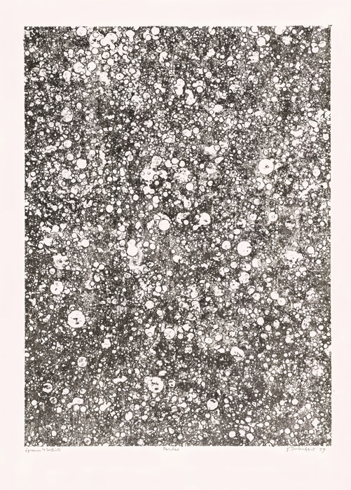 Jean Dubuffet, Lithographie, -Les phénomènes, Perles-, 1959