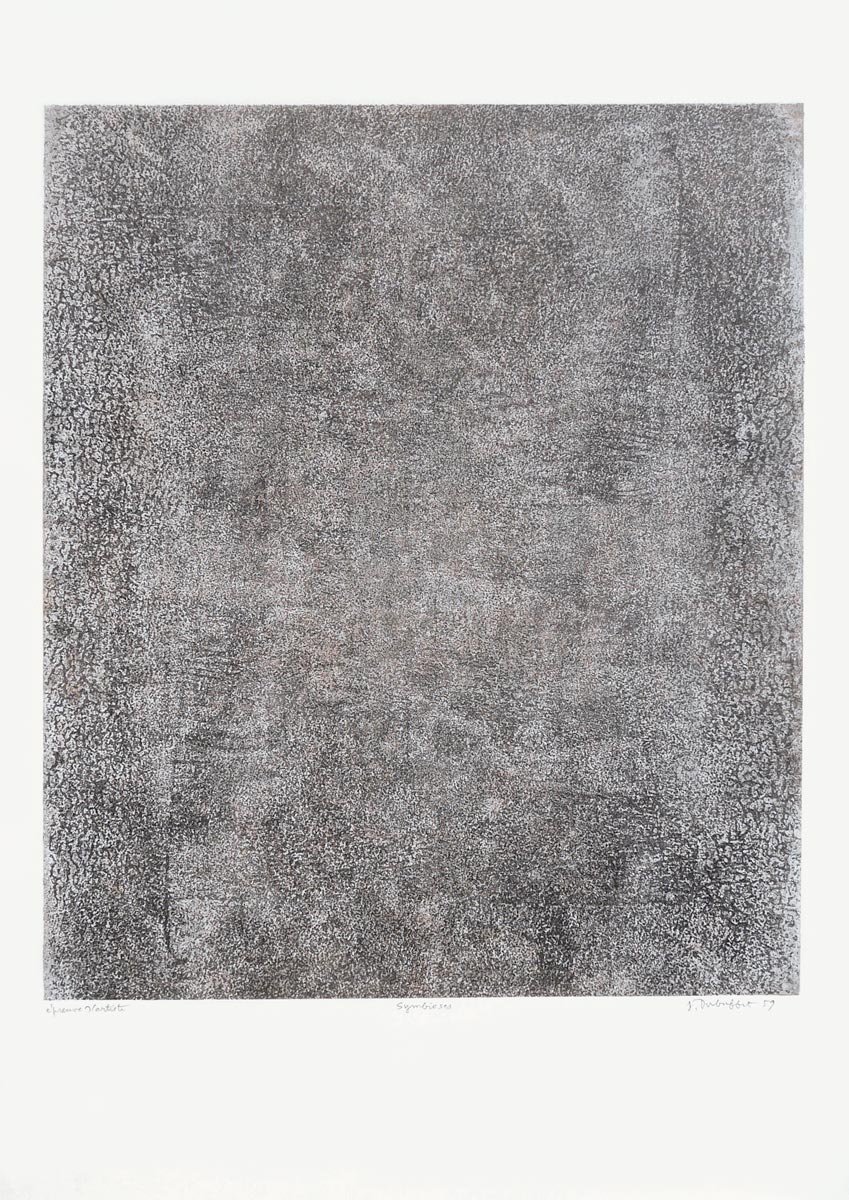 Jean-Dubuffet-Estampe-Lithographie-Les-phénomènes,-Symbioses--1959