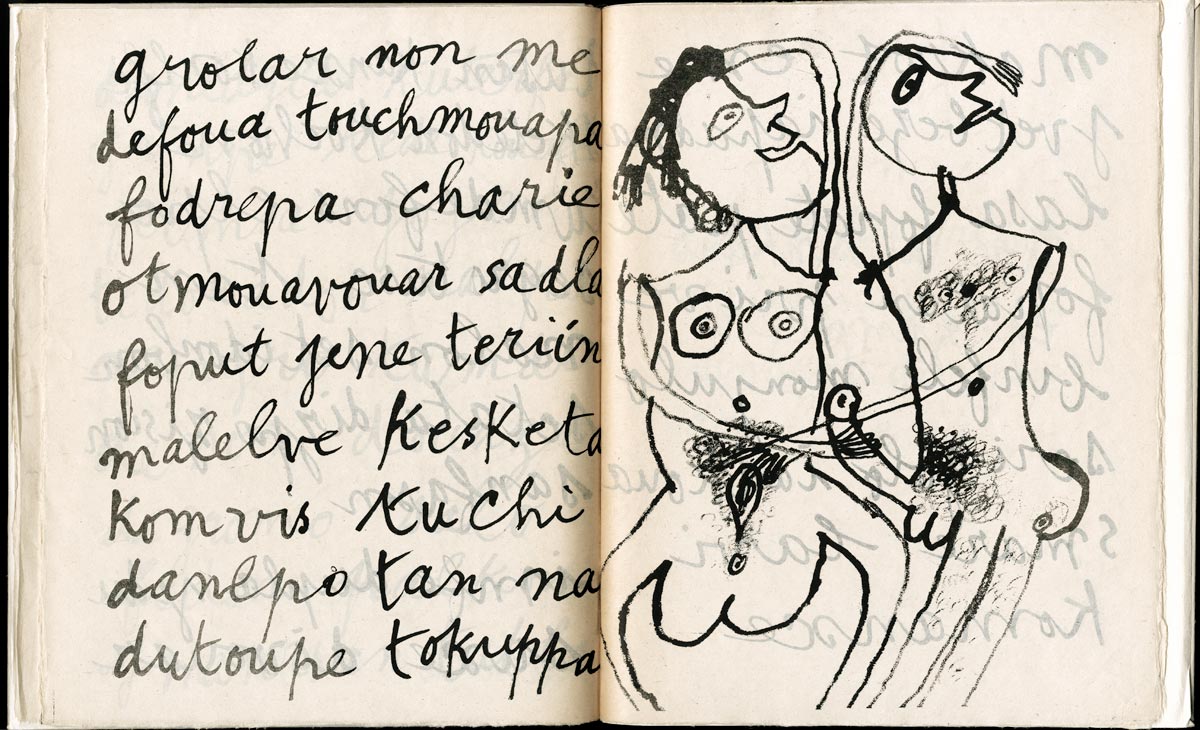Jean Dubuffet, Livre, -labonfam abeber-, 1950