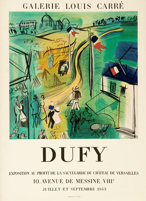 Raoul Dufy, Affiche, 1953