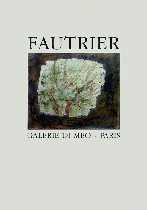 Jean Fautrier, Catalogue, 1986