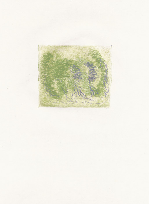 Jean Fautrier, Eau-forte, -Les trois arbres (Fautrier l-enragé) -, 1927