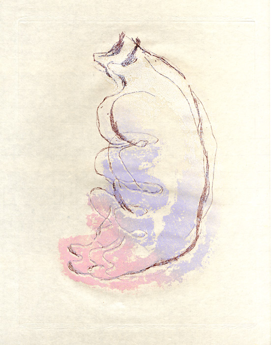 Jean Fautrier, Eau-forte, -Le Torse de la femme (Fautrier l-enragé) -, 1948