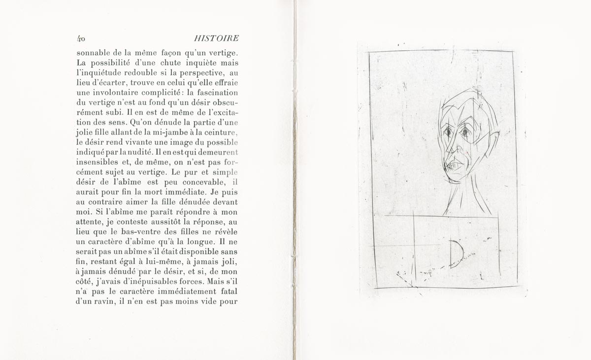 Alberto Giacometti, Livre, -Histoire de rats-, 1947