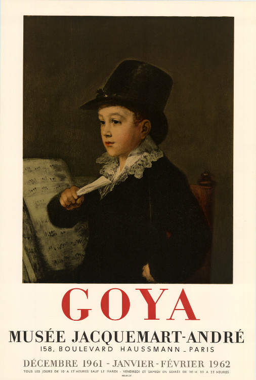 (D-après) Goya, Affiche, 1961