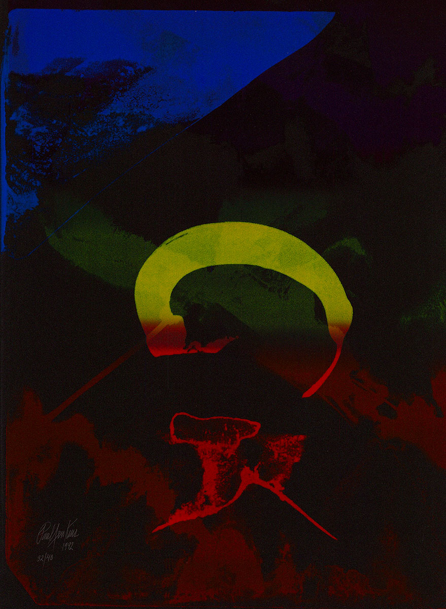 Paul Jenkins, Lithographie, -Bride of Baudelaire-, 1992