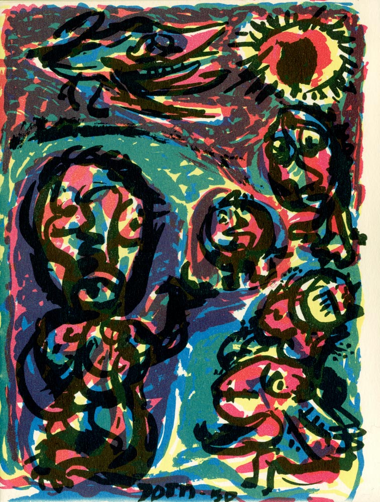 Asger Jorn, Livre, -Cobra Bibliotheket-, 1950
