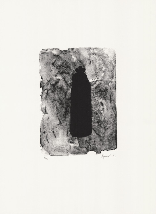 Loïc Le Groumellec, Lithographie, -Megalithe-, 1989
