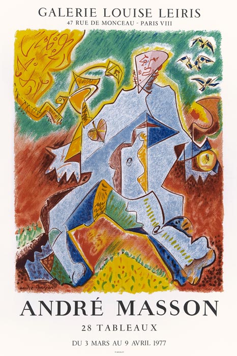 André Masson, Affiche, 1977