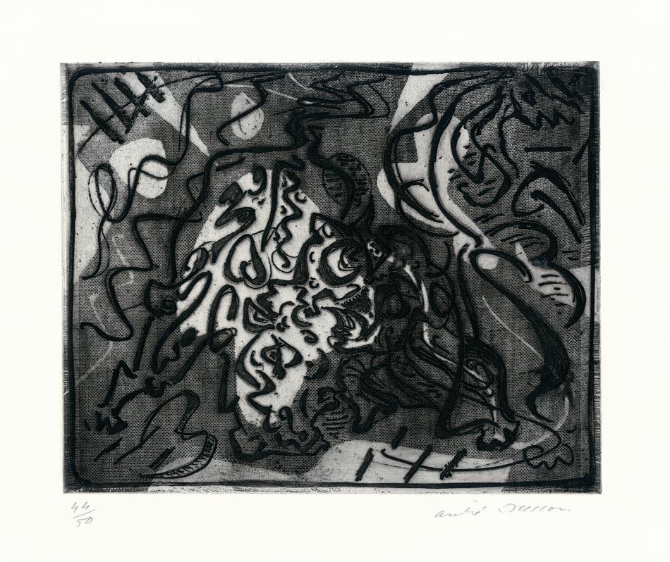 André Masson, Eau-forte, -Rodeo-, 1945