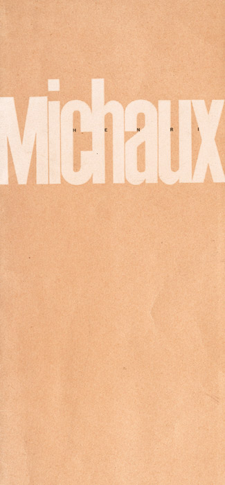 Henri Michaux, Catalogue, 1959
