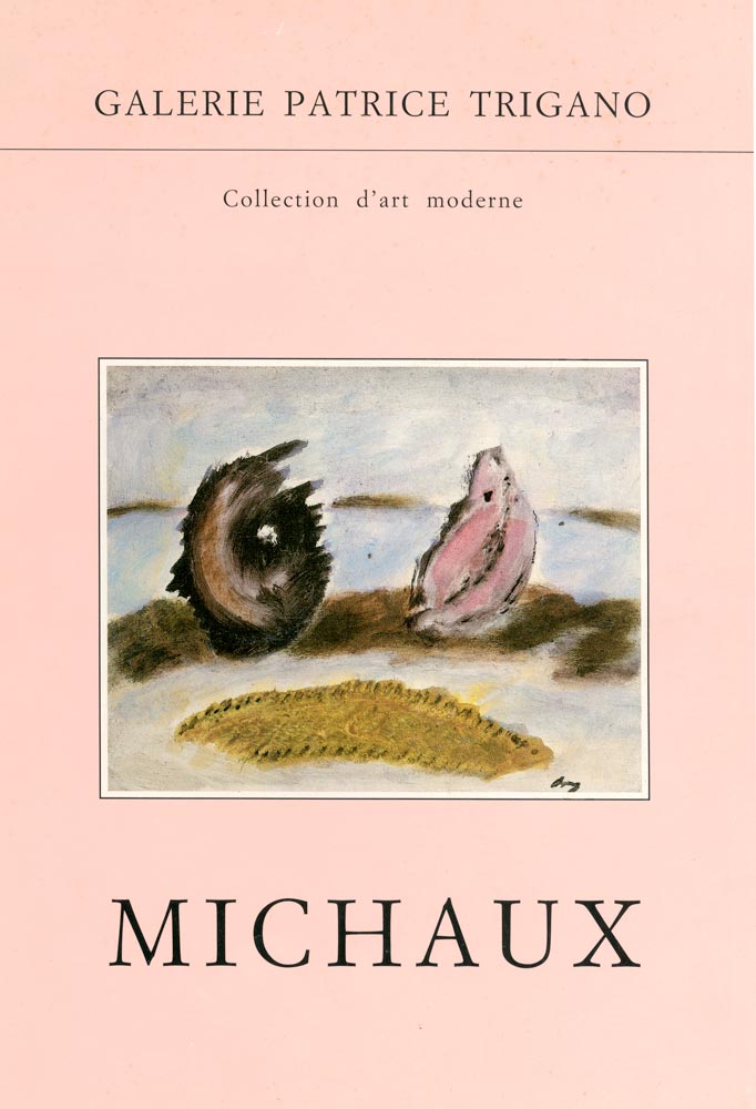 Henri-Michaux-Catalogue-Offset-Henri Michaux-Galerie Patrice Trigano, Paris-1987