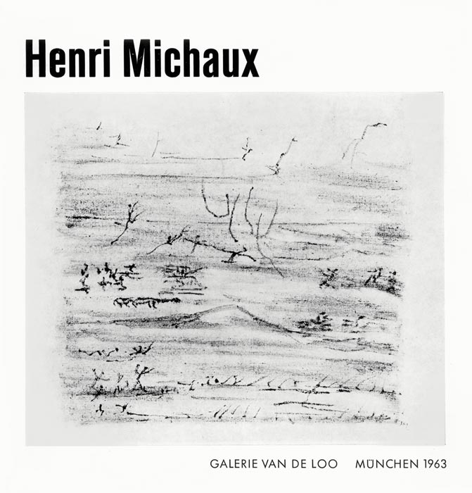 Henri Michaux, Catalogue, 1963