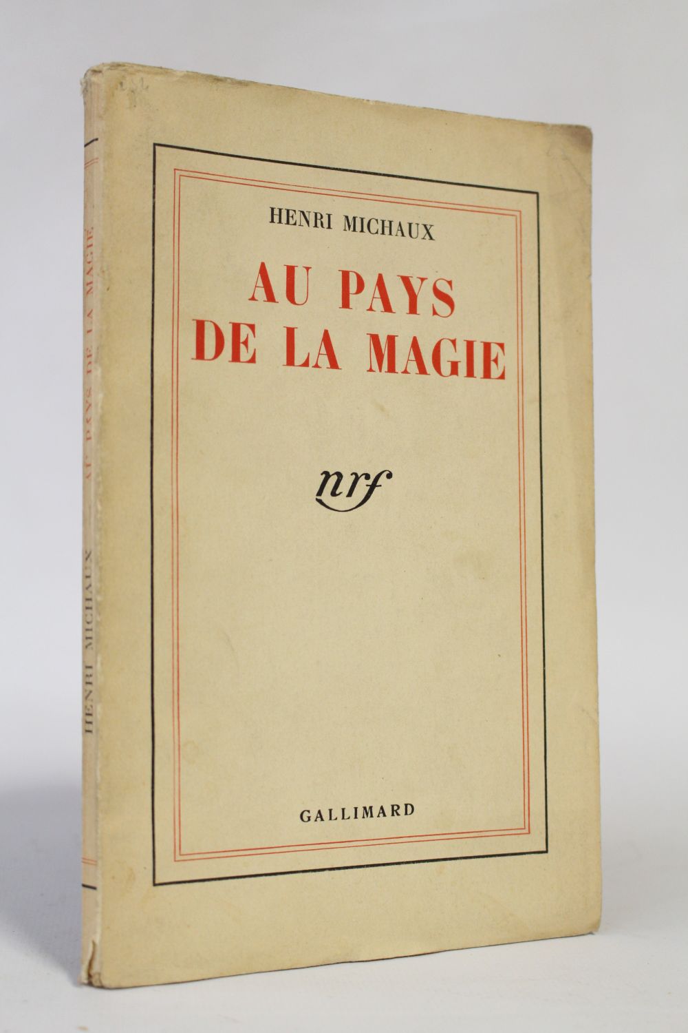 Henri-Michaux-Livre--Au-pays-de-la-magie-Gallimard-1941