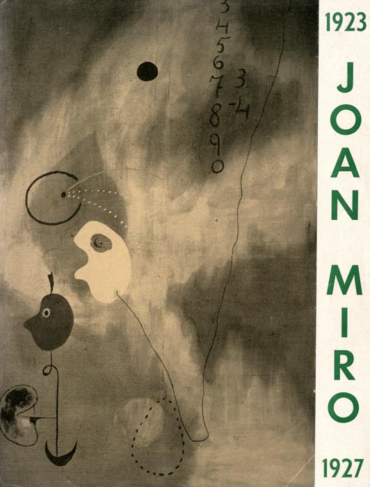 Joan-Miró-Catalogue-Offset-1923 Joan Miro 1927-Pierre Matisse Gallery, New York-1949