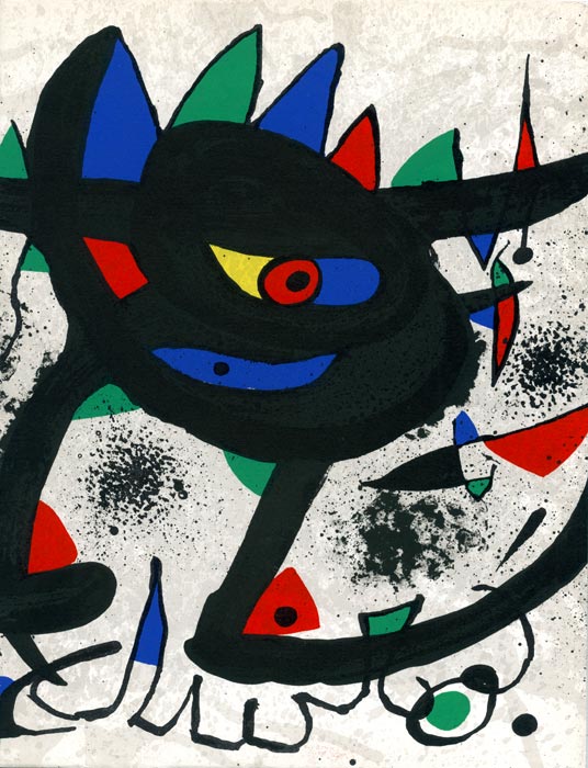 Joan-Miró-Catalogue-Lithographie-Miro, Paintings, Gouaches, Sobreteixims-Pierre Matisse gallery, New York-1973