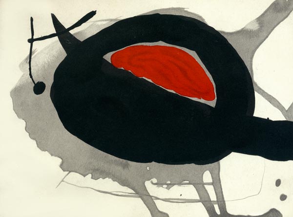 Joan-Miró-Autre-Lithographie-L-Oiseau-solaire,-l-oiseau-lunaire...-Galerie-Maeght-1967
