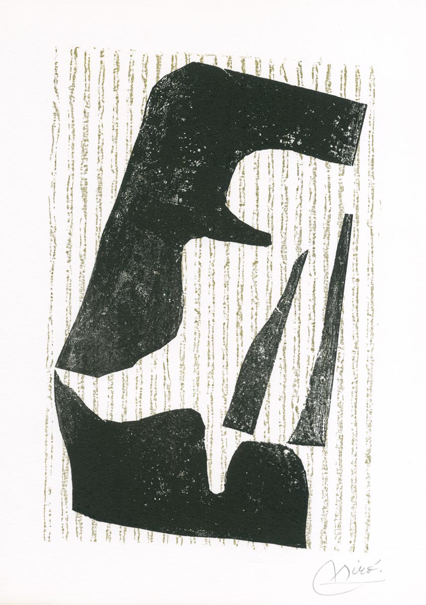 Joan-Miró-Livre-Xylographie-Pour-1971-PAB,-Alès-1975