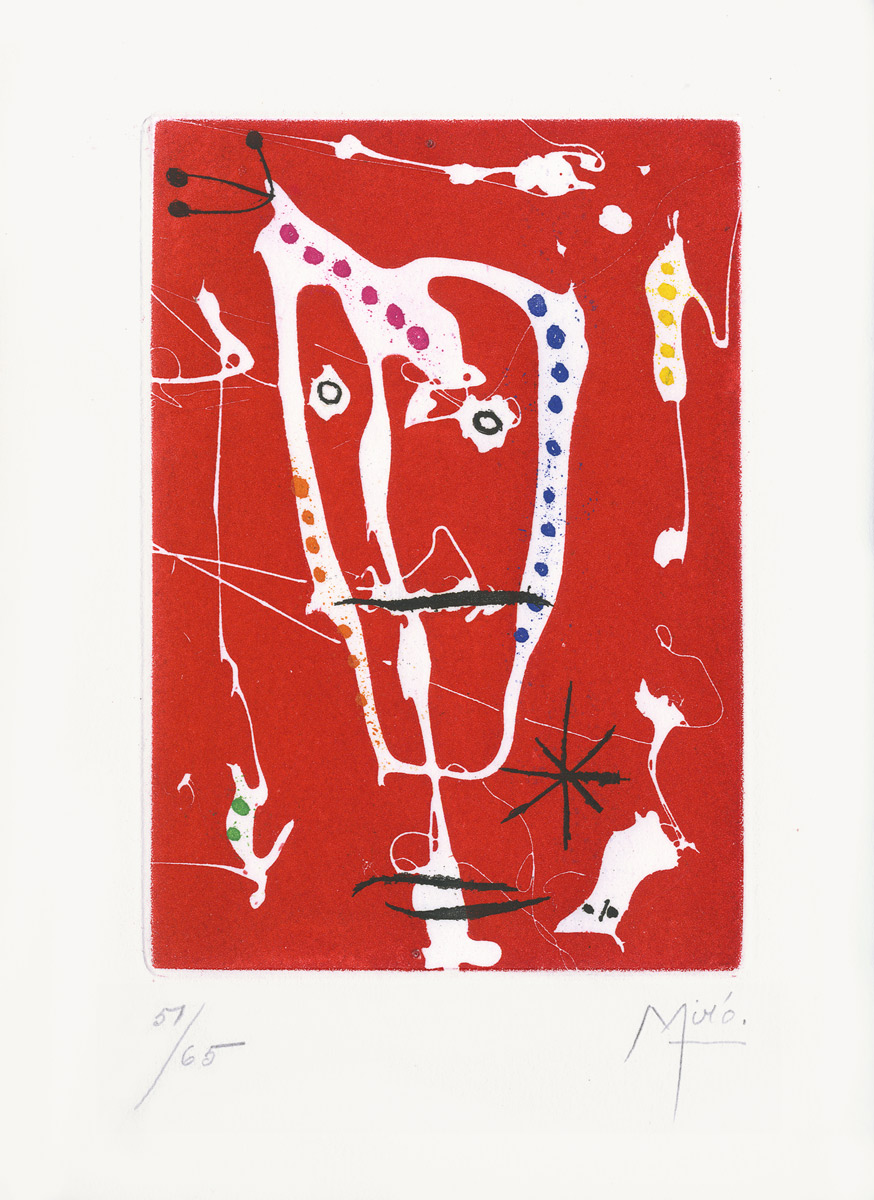 Joan Miró, Livre, -Les brisants-, 1958